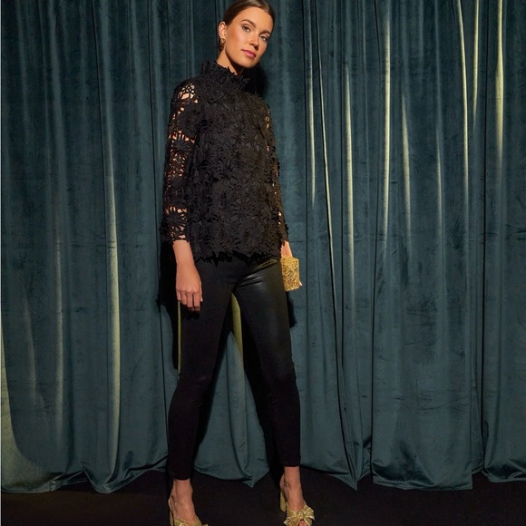 NWT 7 For All Mankind The Black Coated High Waist Ankle Skinny, 27 - Picture 8 of 16